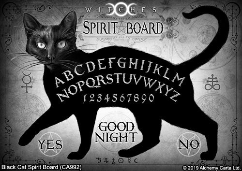Black Cat Spirit Board (CA992)